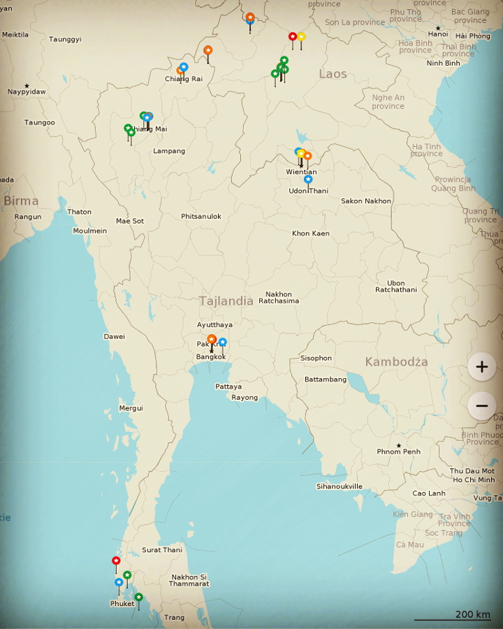 Laos trasa