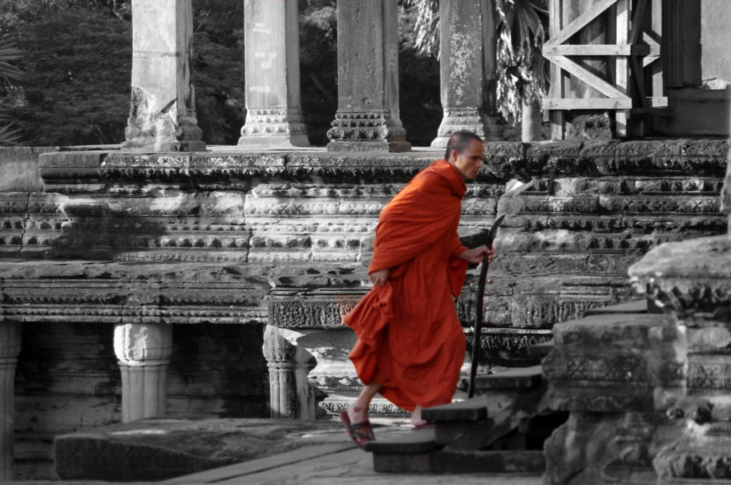 moje marzenie - zdjęcie buddyjskiego mnicha