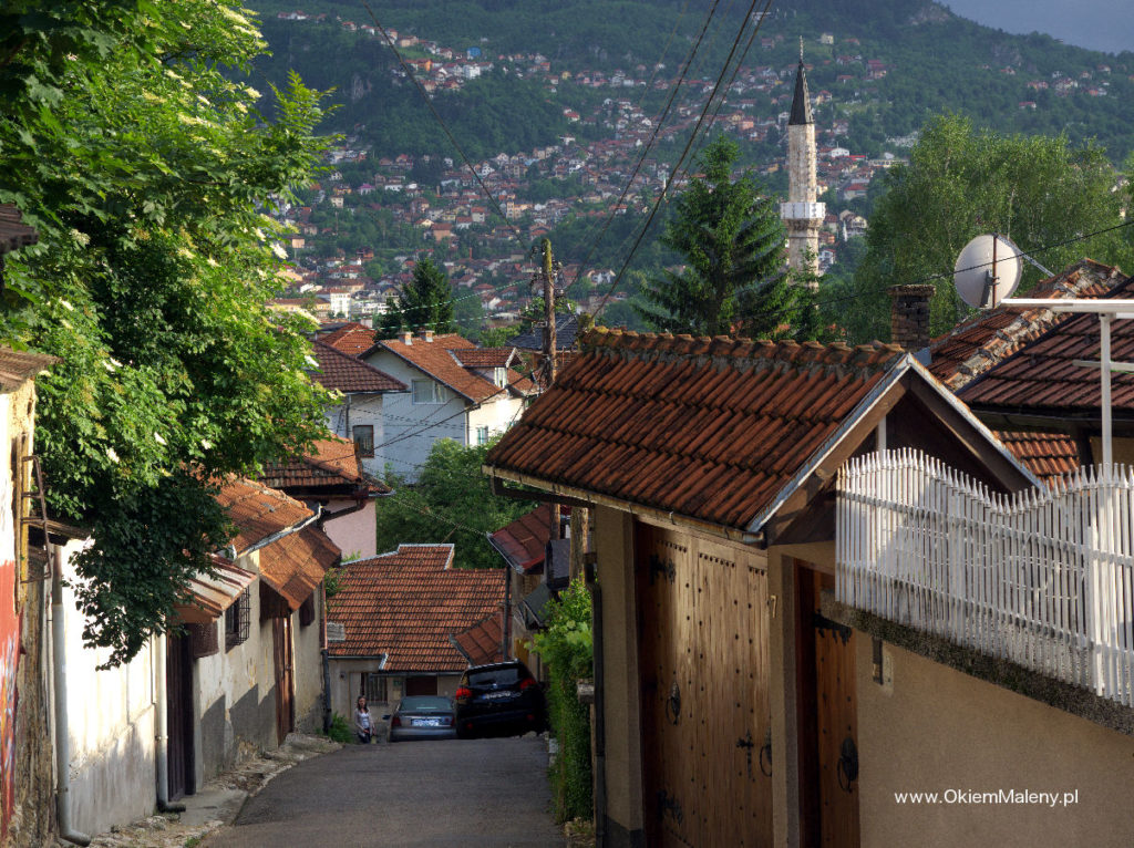 Sarajewo, urokliwe wąskie uliczki