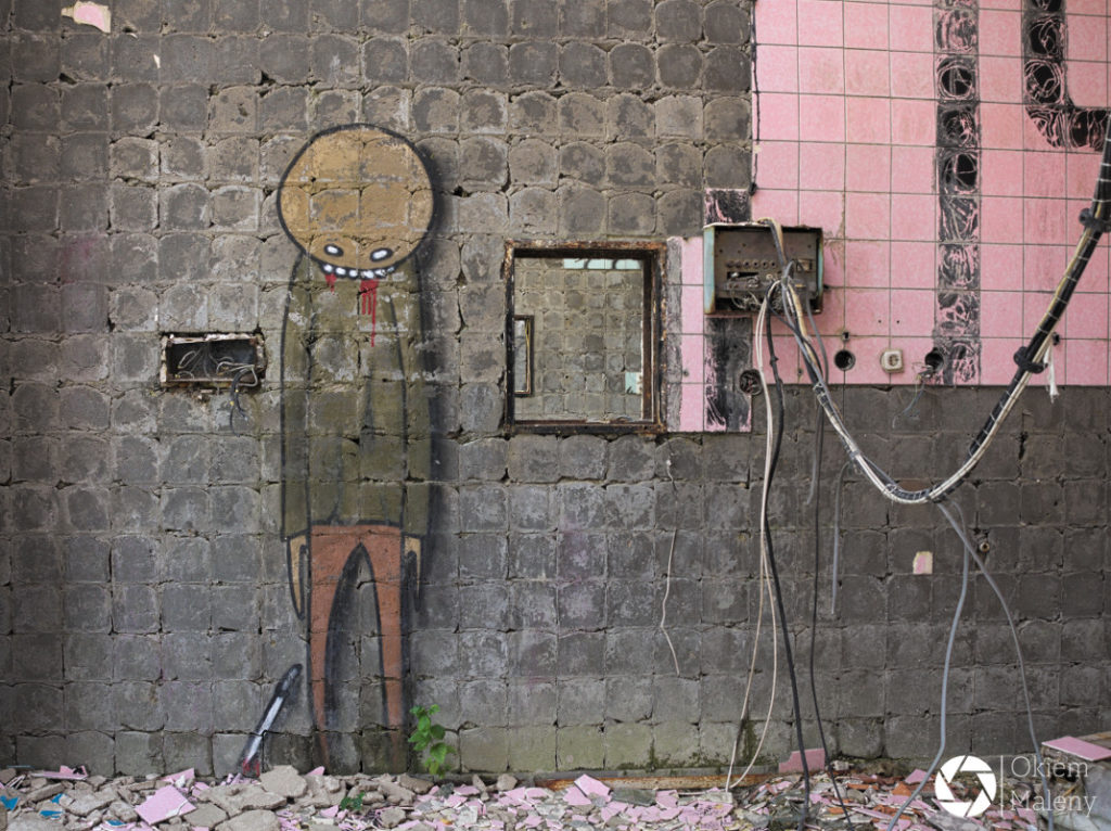 graffiti - opuszczone sanatorium