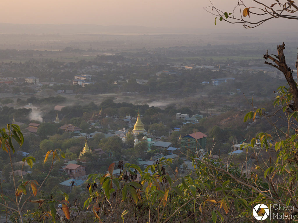 Wzgórze Mandalaj Okiem Maleny Birma